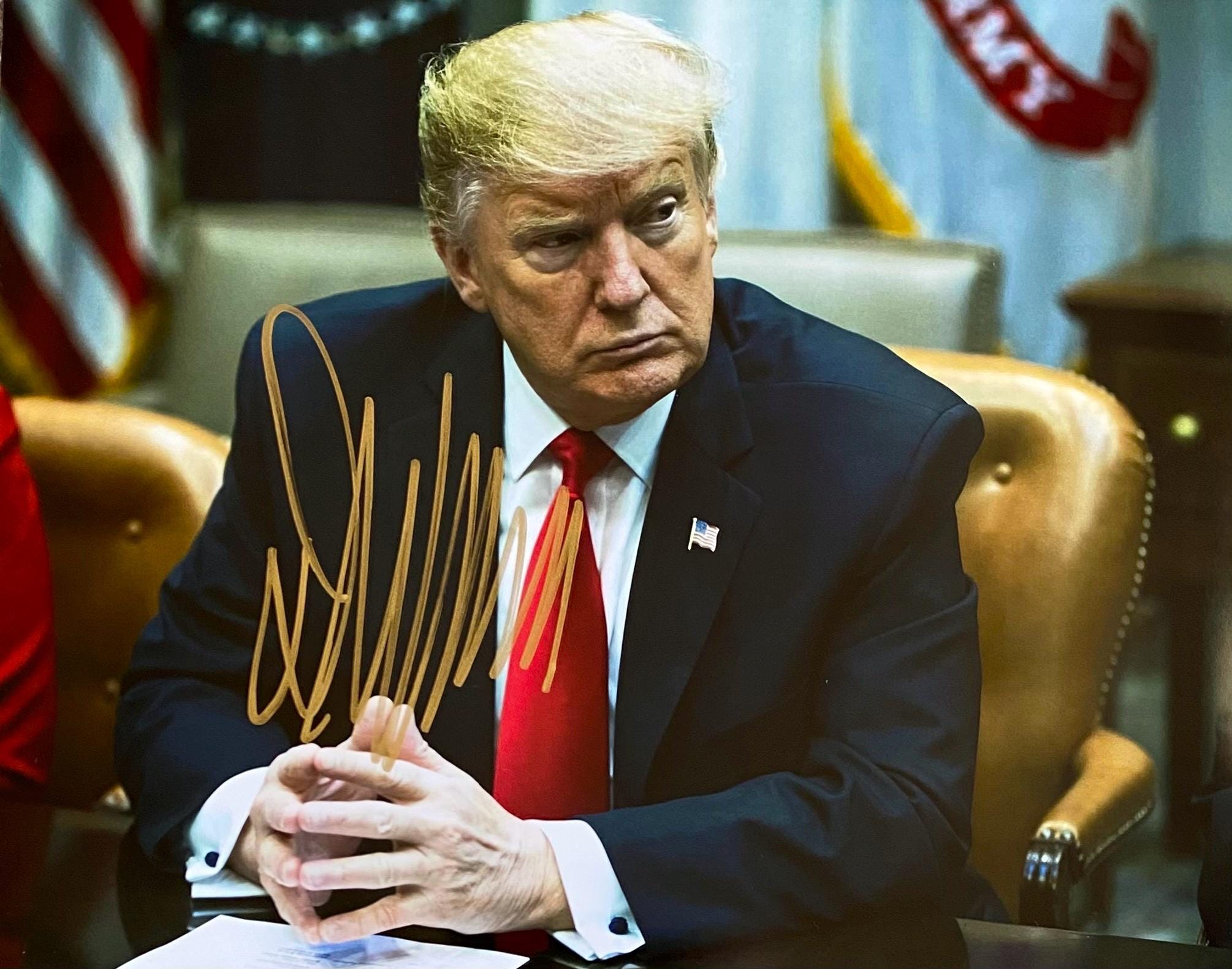 Trump autograph - Etsy 日本