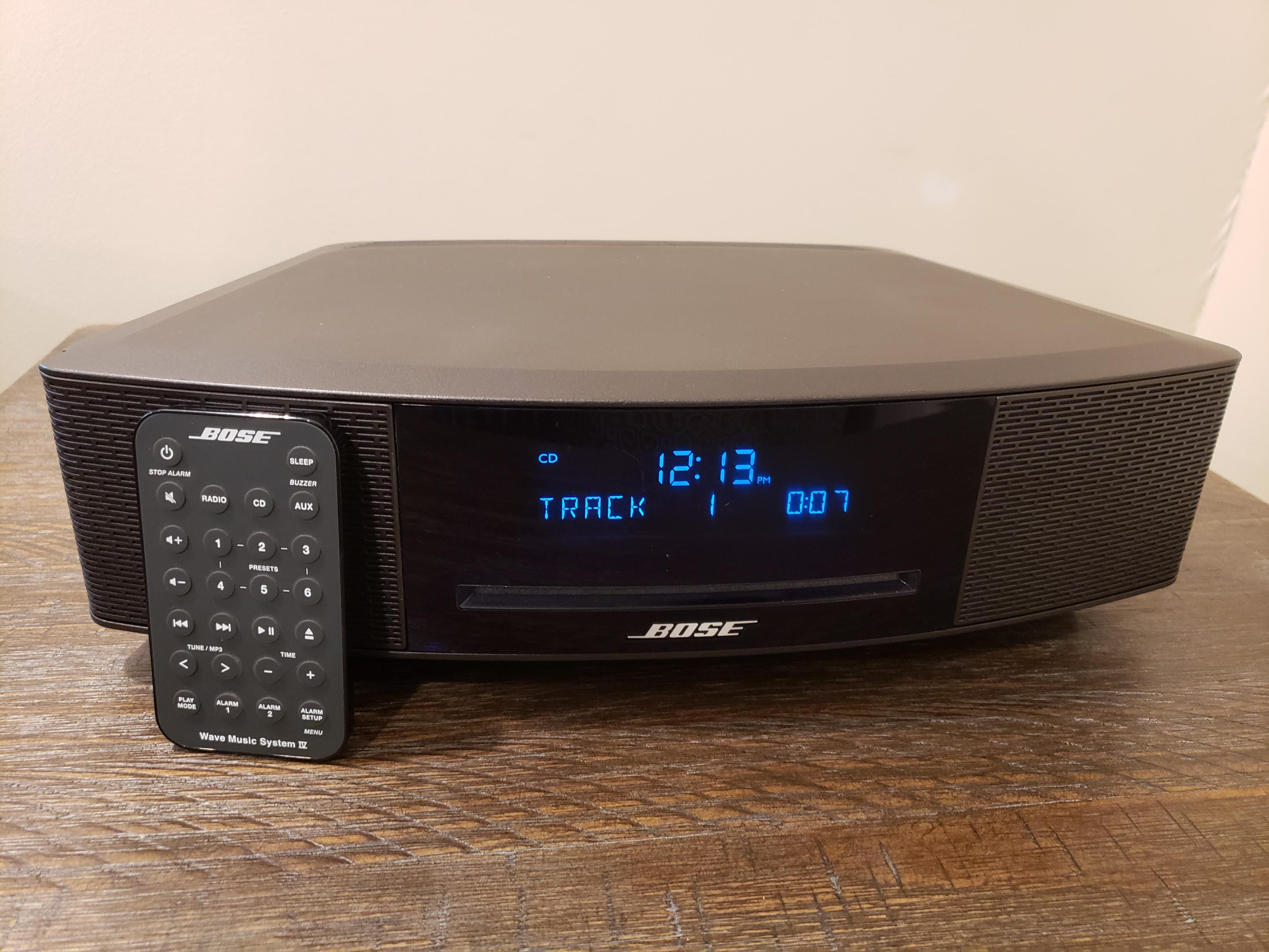 Bose Wave Radio IV Music System Cd/am/fm/alarm/aux W/remote, Power
