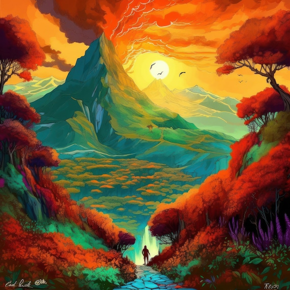 The Hero's Journey (5-pack) - High-quality Ai-generated Digital