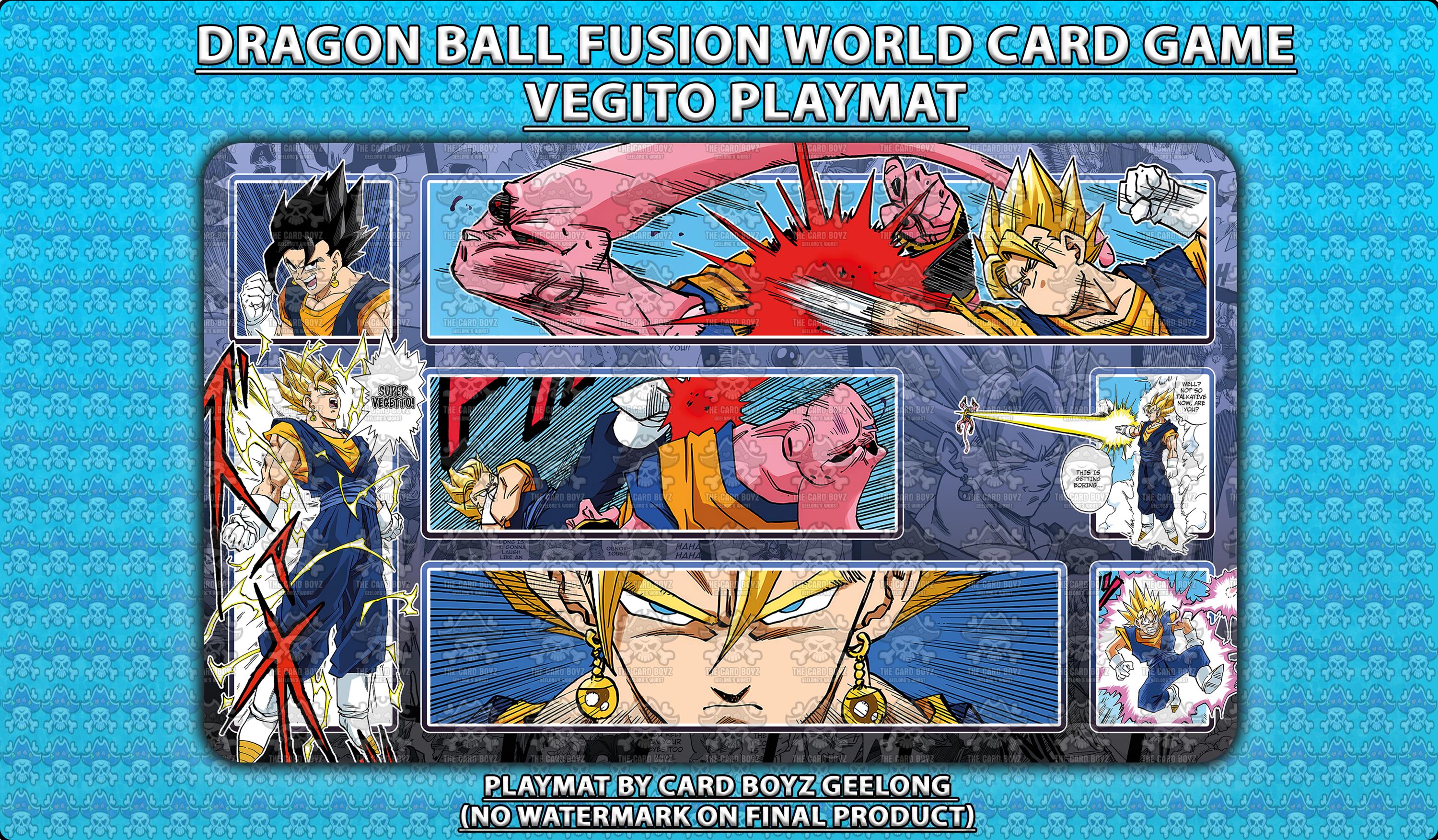 Dragon Ball Super Card Game Fusion World Vegito Playmat - Etsy