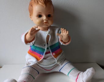 ヴィンテージ シルトクロット セルロイド製ベビードール：ドイツ