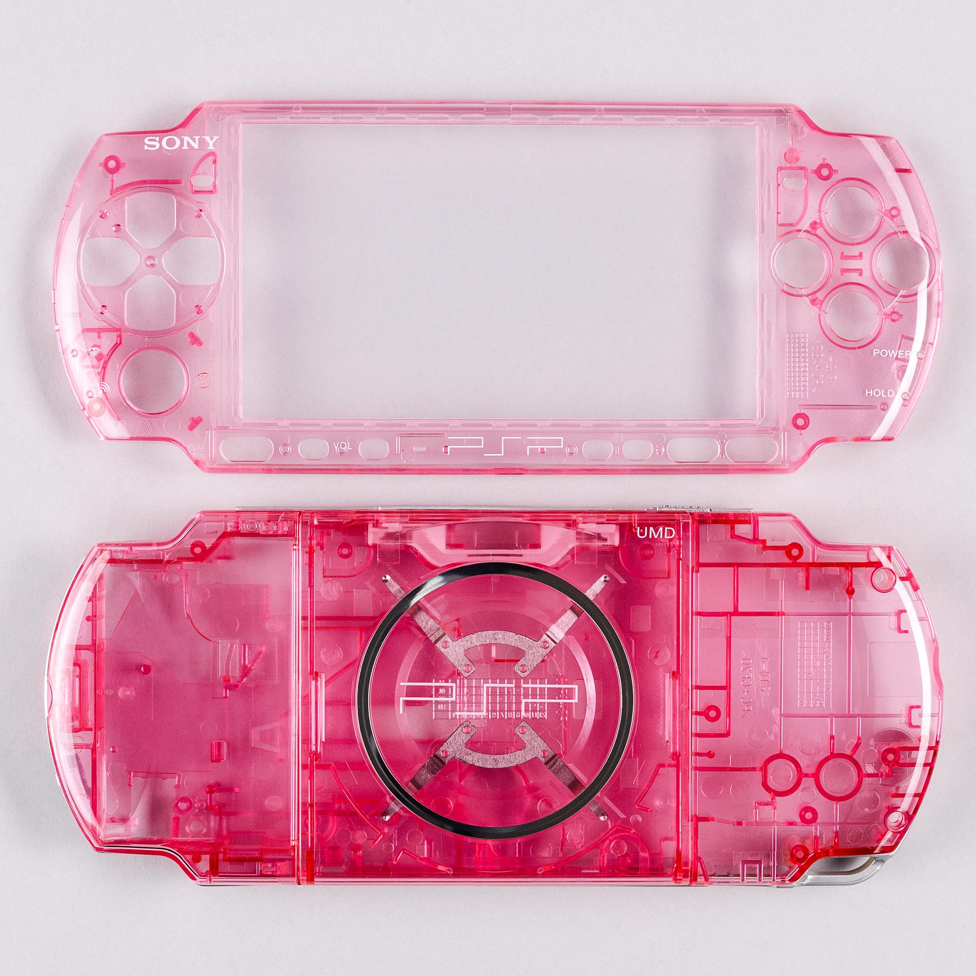 DIY Clear Pink Shell With Buttons PSP 3000 - Etsy