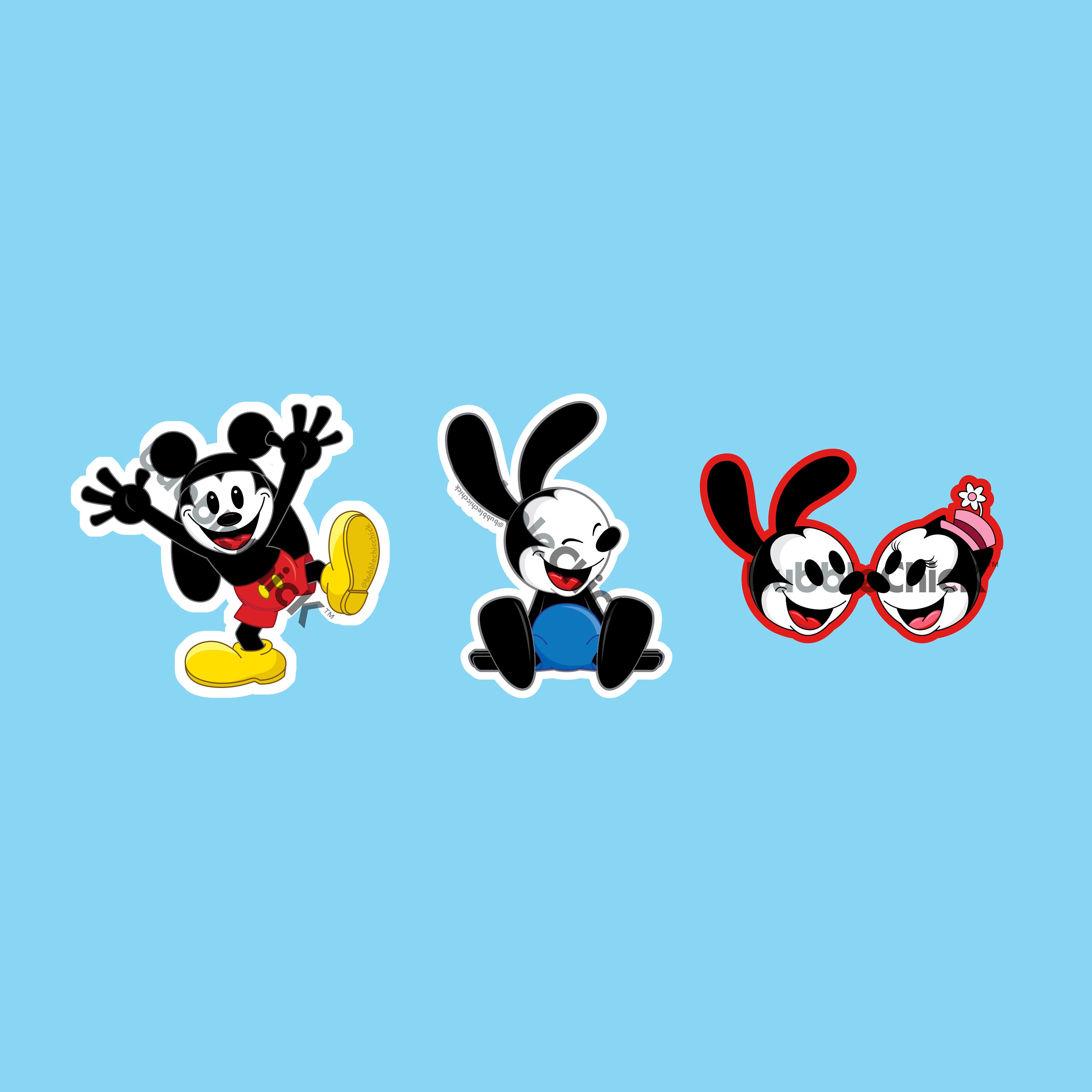 オズワルドとオルテンシアのステッカー | クラシックディズニー