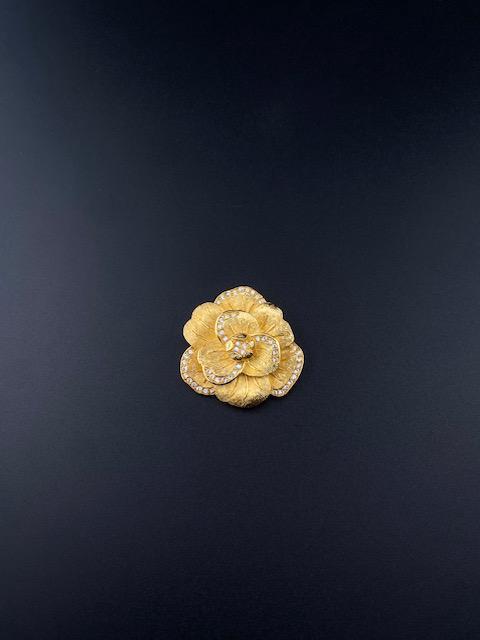 Vintage Christian Dior Camellia Flower Brooch - Etsy