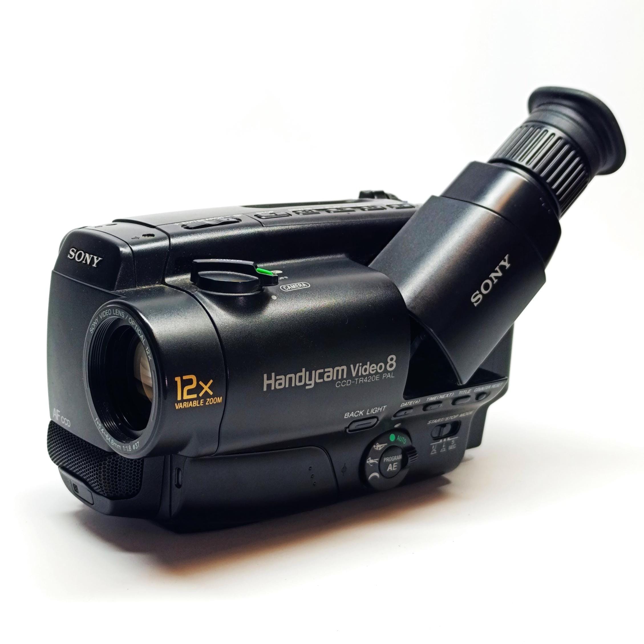 SONY CCD-TR420E PAL Video8 Tape Analogue Video Camera Handycam