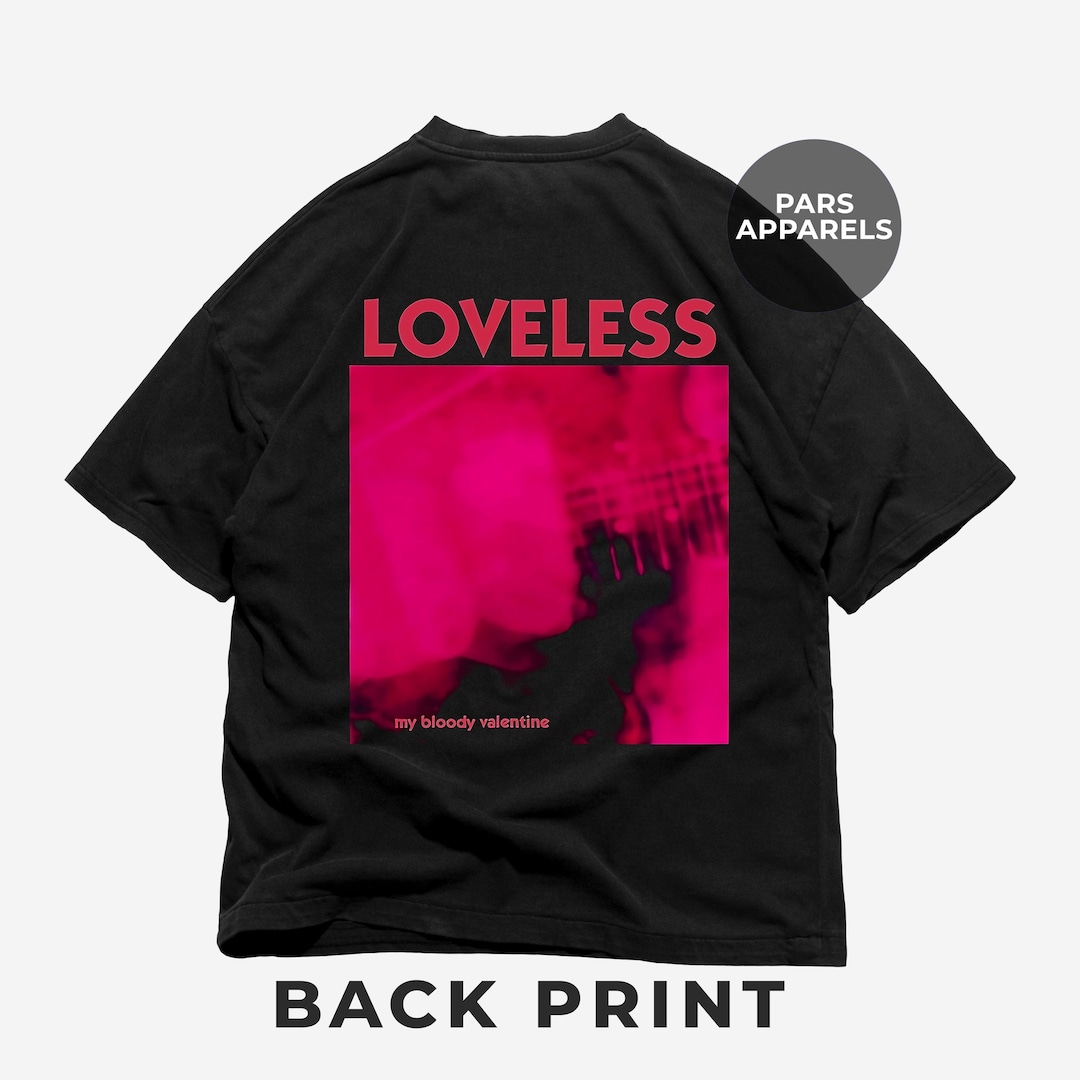 My Bloody Valentine 'loveless' Back Print T-shirt - Etsy