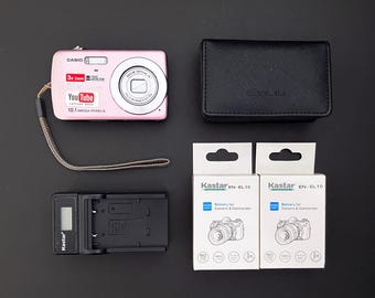 Gray Casio Exilim EX-Z85 -- 9.1MP -- Y2K Digicam Digital Retro CCD