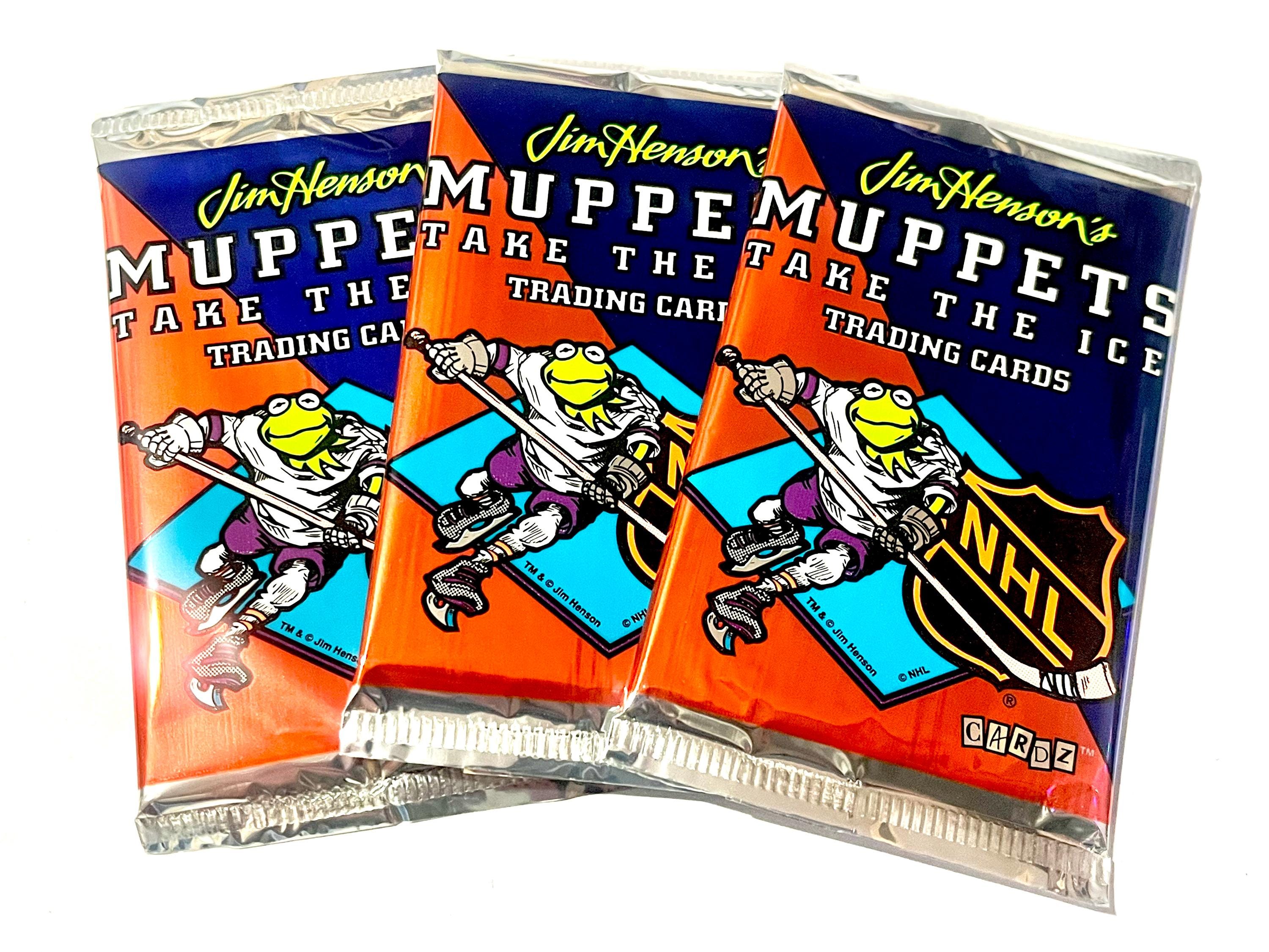Vintage Muppets Take the Ice Trading Cards Unopened Packs NHL