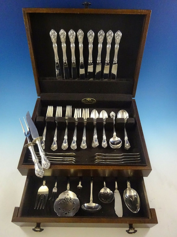 Chateau Rose by Alvin Sterling Silver Flatware Set for 8 Service