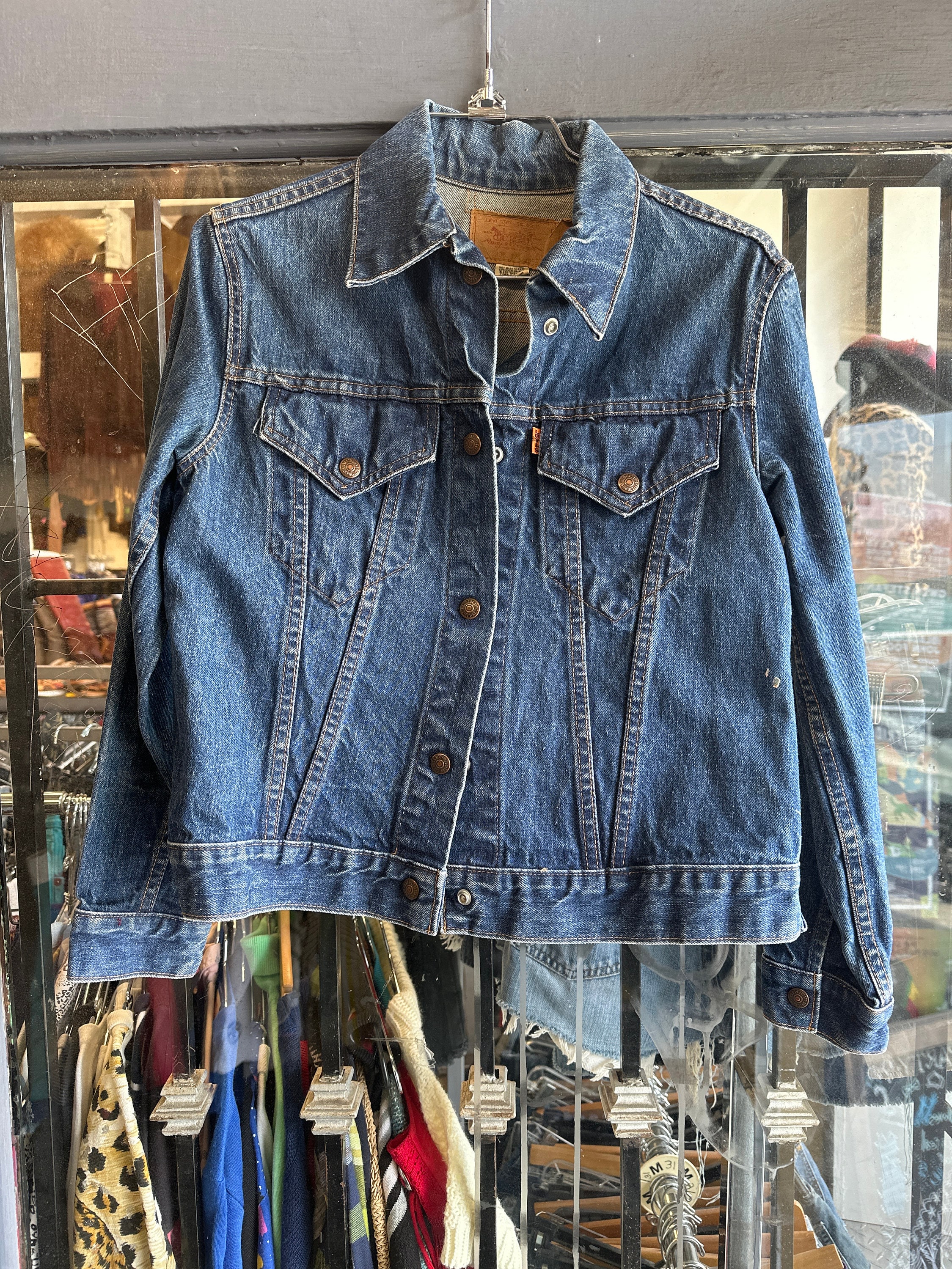 1970s Vintage Levis Orange Tag Denim Jacket - Etsy