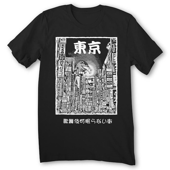 Japan T-shirt - Tokyo Shinjuku Kaiju Shirt Japanese Tee Kabukicho