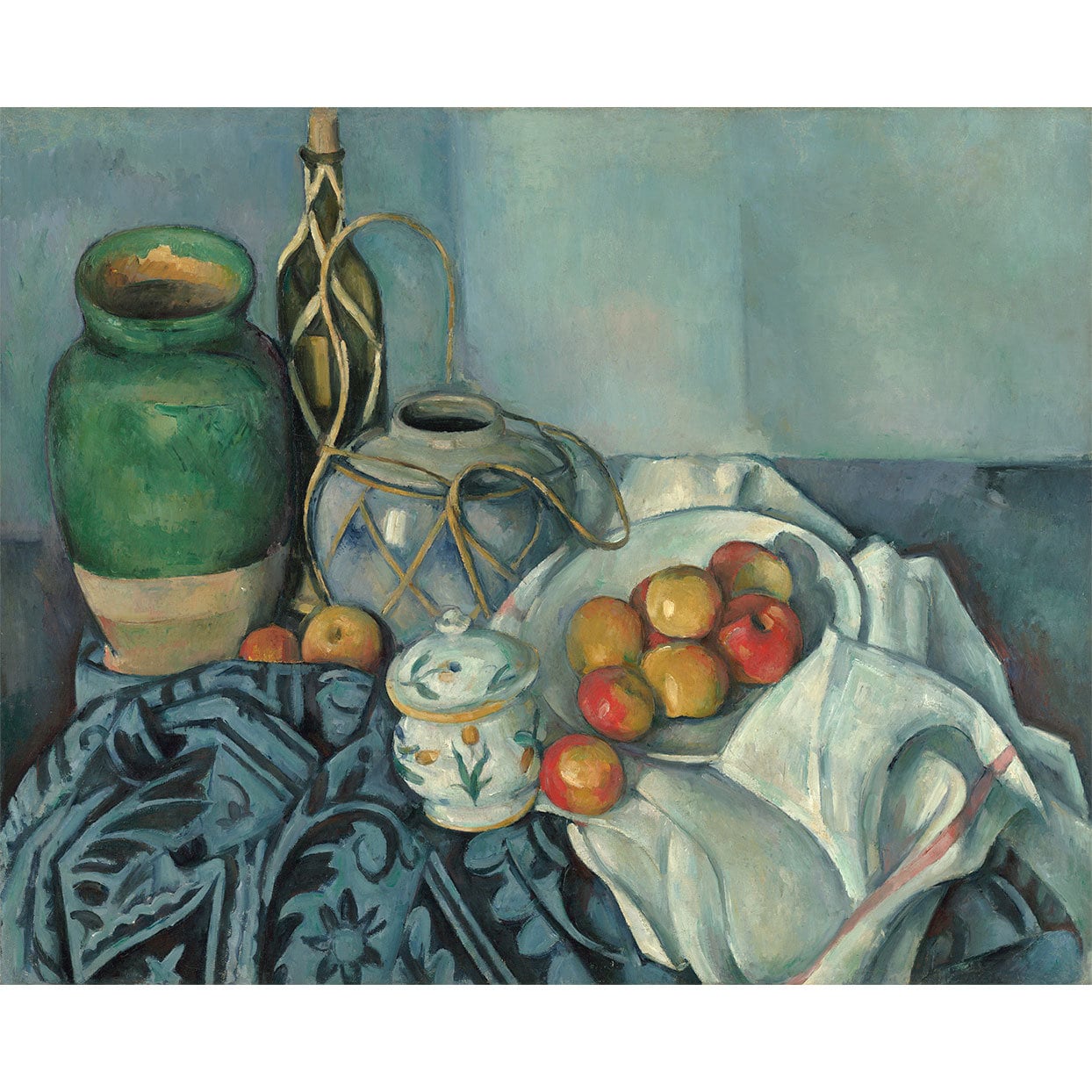 ポール・セザンヌ：リンゴのある静物画（1893-1894年） - ジクレー版画