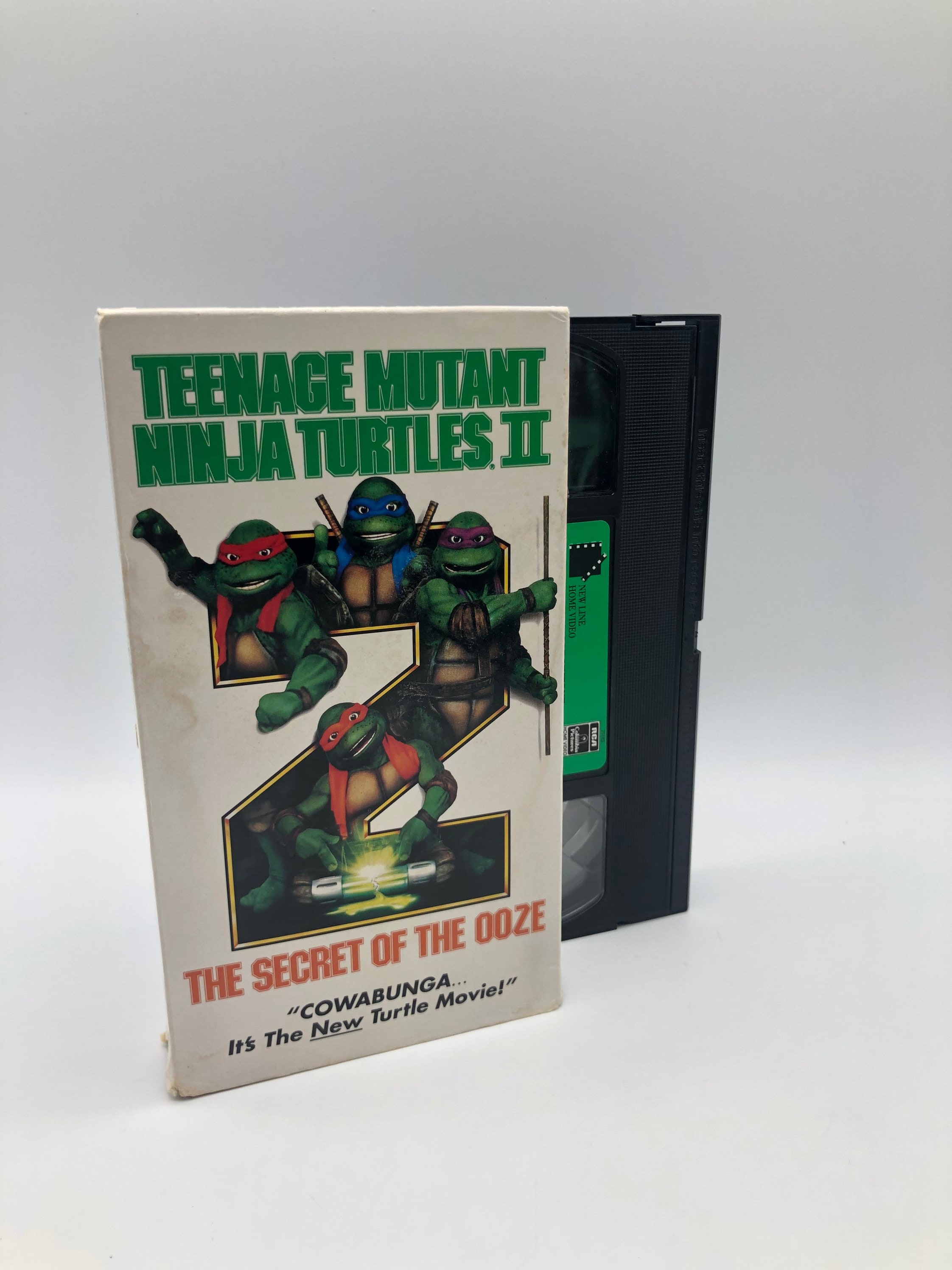 TMNT 2: the Secret of the Ooze - Vintage VHS Tape - Etsy