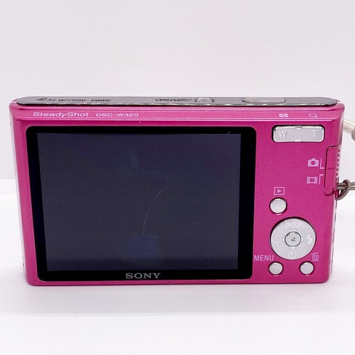 SONY DSC-W320 Digital Camera Pink Cyber-shot 14.1 MP 3.0x Zoom