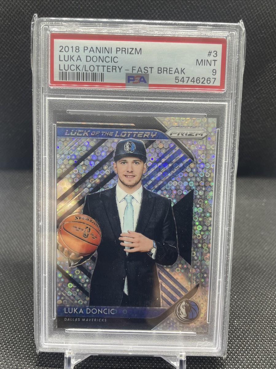 2018-19 LUKA DONCIC Panini Prizm Luck of the Lottery FAST BREAK