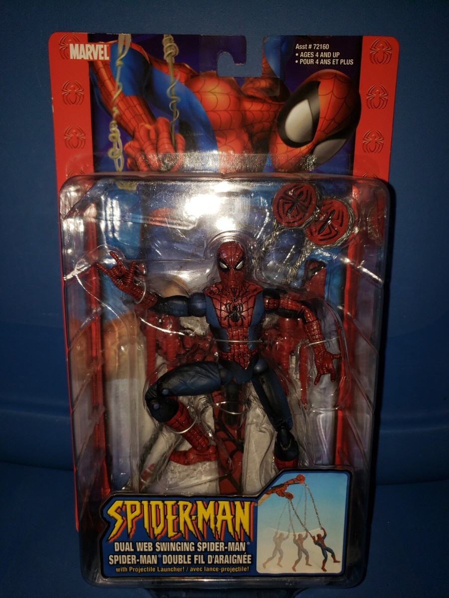 2005 Spider-man Marvel Toy Biz Figure Dual Web Swinging New