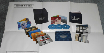 Blur 21 2-Sided Promo Poster For CD Vinyl LP Box Set Twenty-One