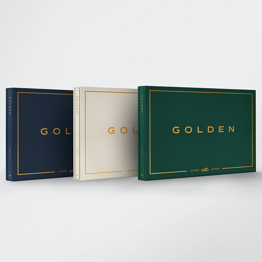 BTS JUNGKOOK [GOLDEN] Album CD+Photo Book+4 Card+Poster+2 Sticker+