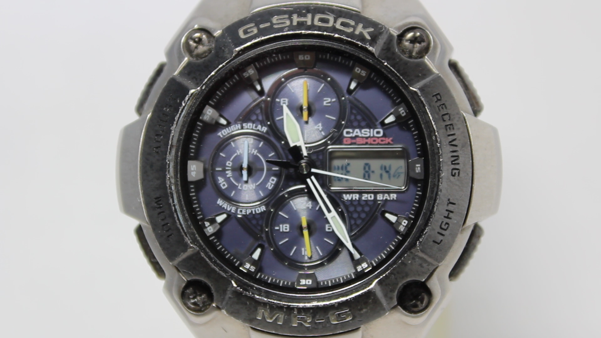 CASIO MR-G MRG-7000DJ Titanium Analog Digital metal band G-SHOCK
