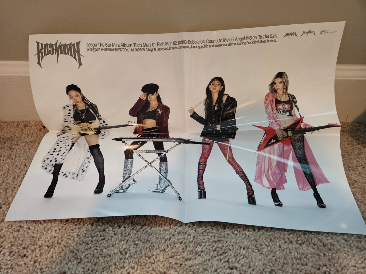 SIGNED NingNing AESPA Rich Man Album CD Autographed Auto PC All