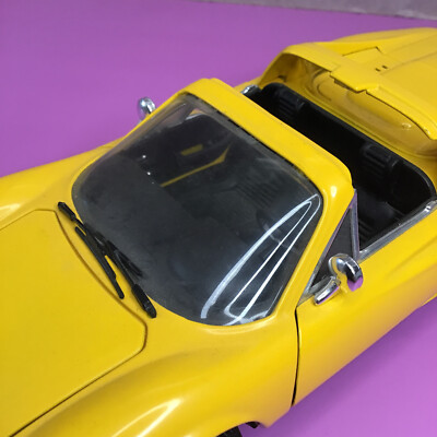 Hot Wheels Ferrari Dino 246 GTS Yellow 1:18 DieCast 1998 Mattel | eBay