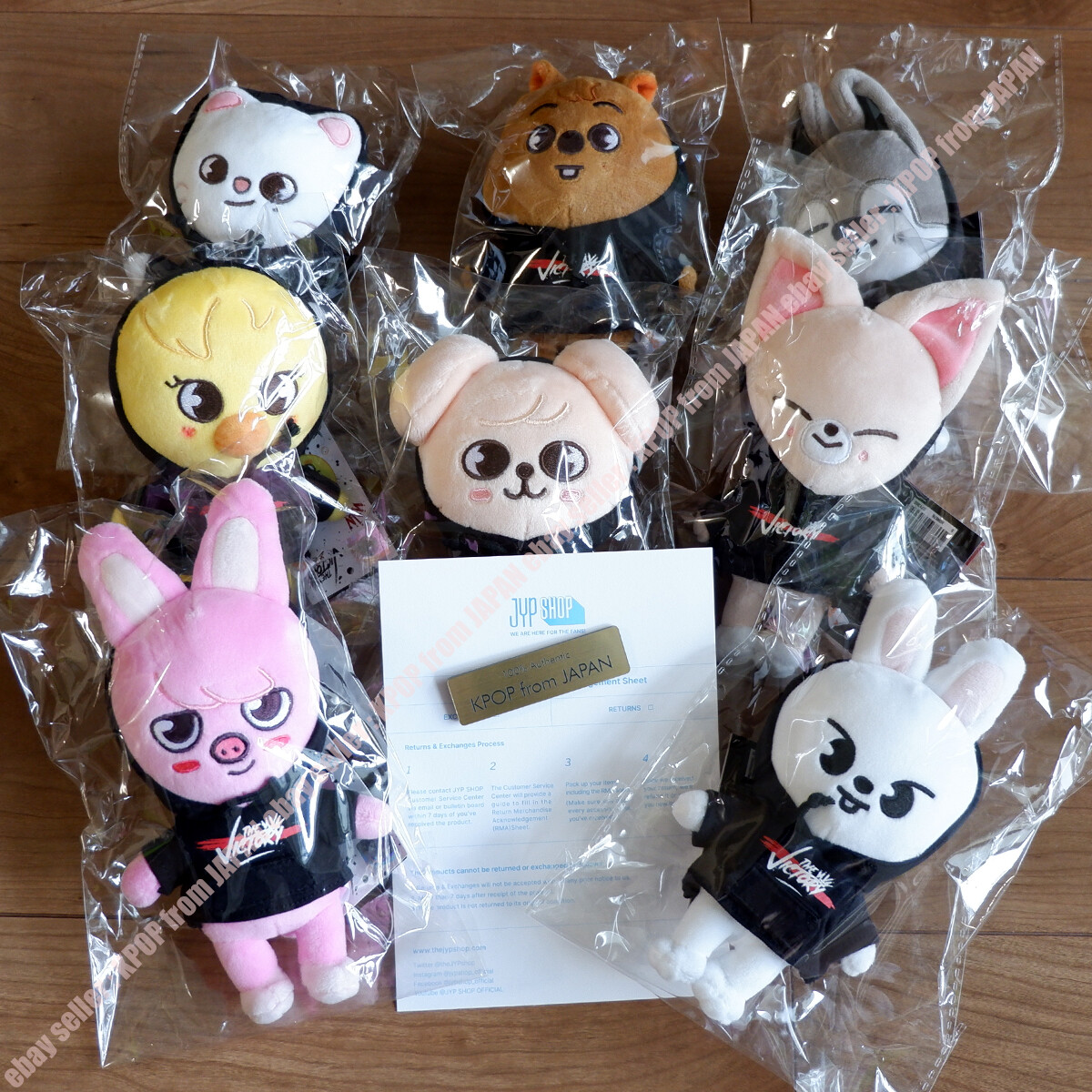 STRAY KIDS x SKZOO Official plush mini THE VICTORY JYP STORE | eBay