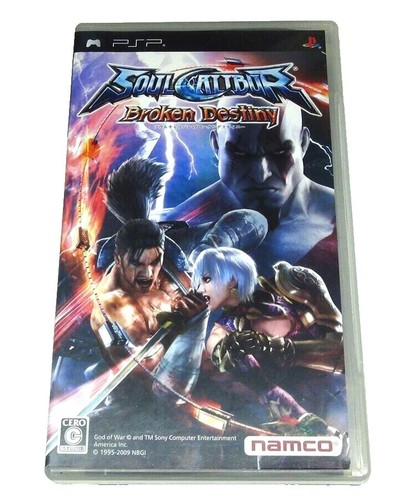 Sony PSP Soft Only Soul Calibur Broken Destiny Japan PlayStation