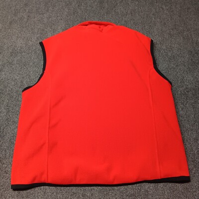 Vintage Nike ACG Vest Men XL Red Full Zip Pockets 90s Therma Fit