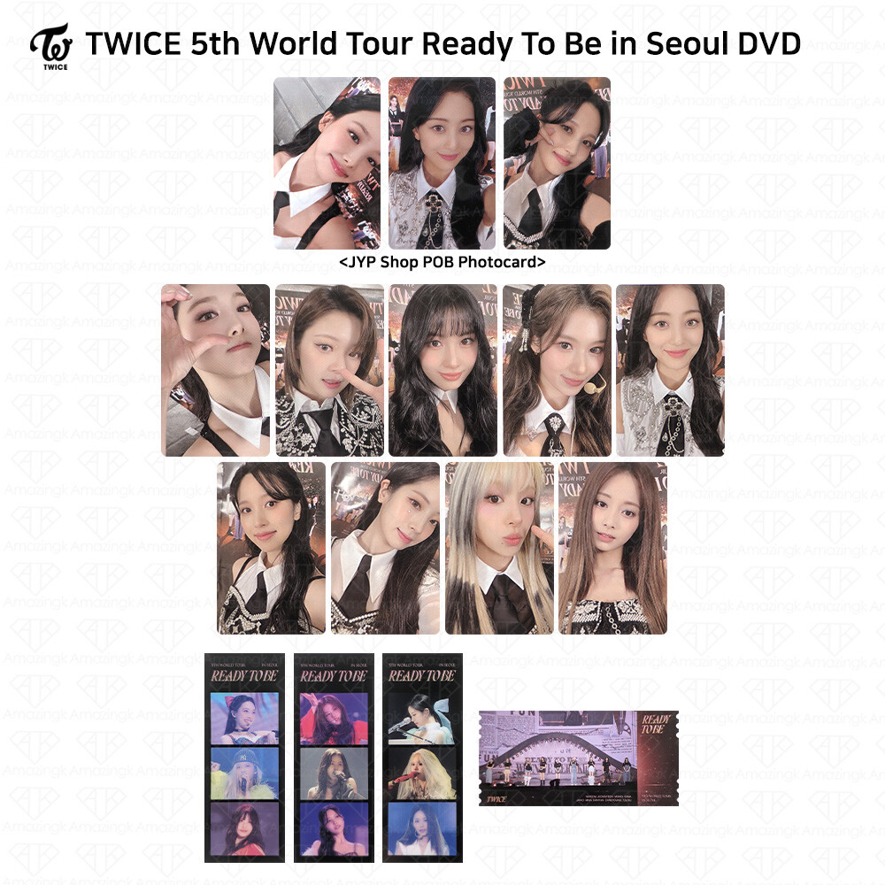 TWICE 5th World Tour Ready To Be in Seoul DVD JYP Shop POB