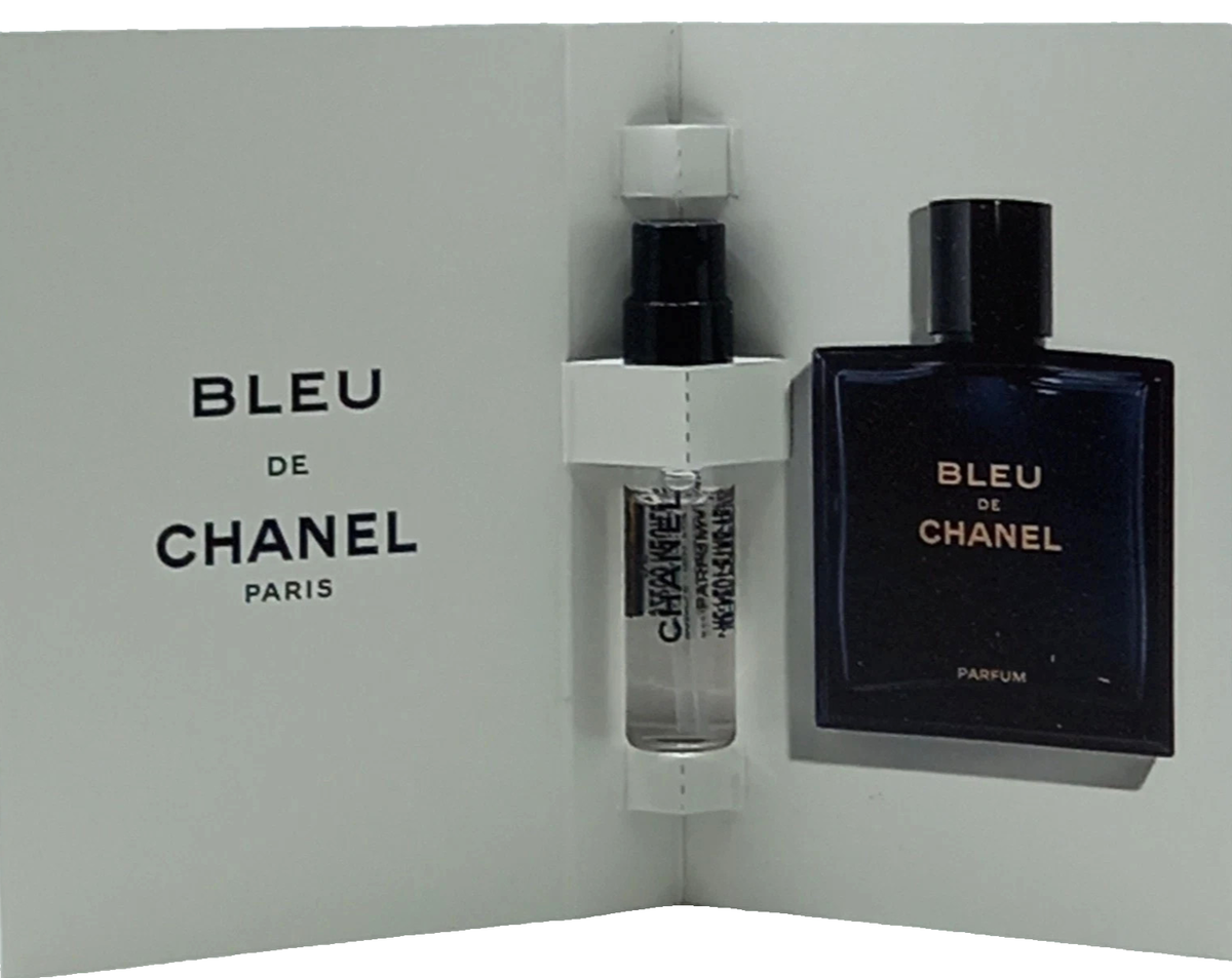 Chanel Bleu De Chanel Parfum Pour Homme Vial Spray For Men 0.05 Oz
