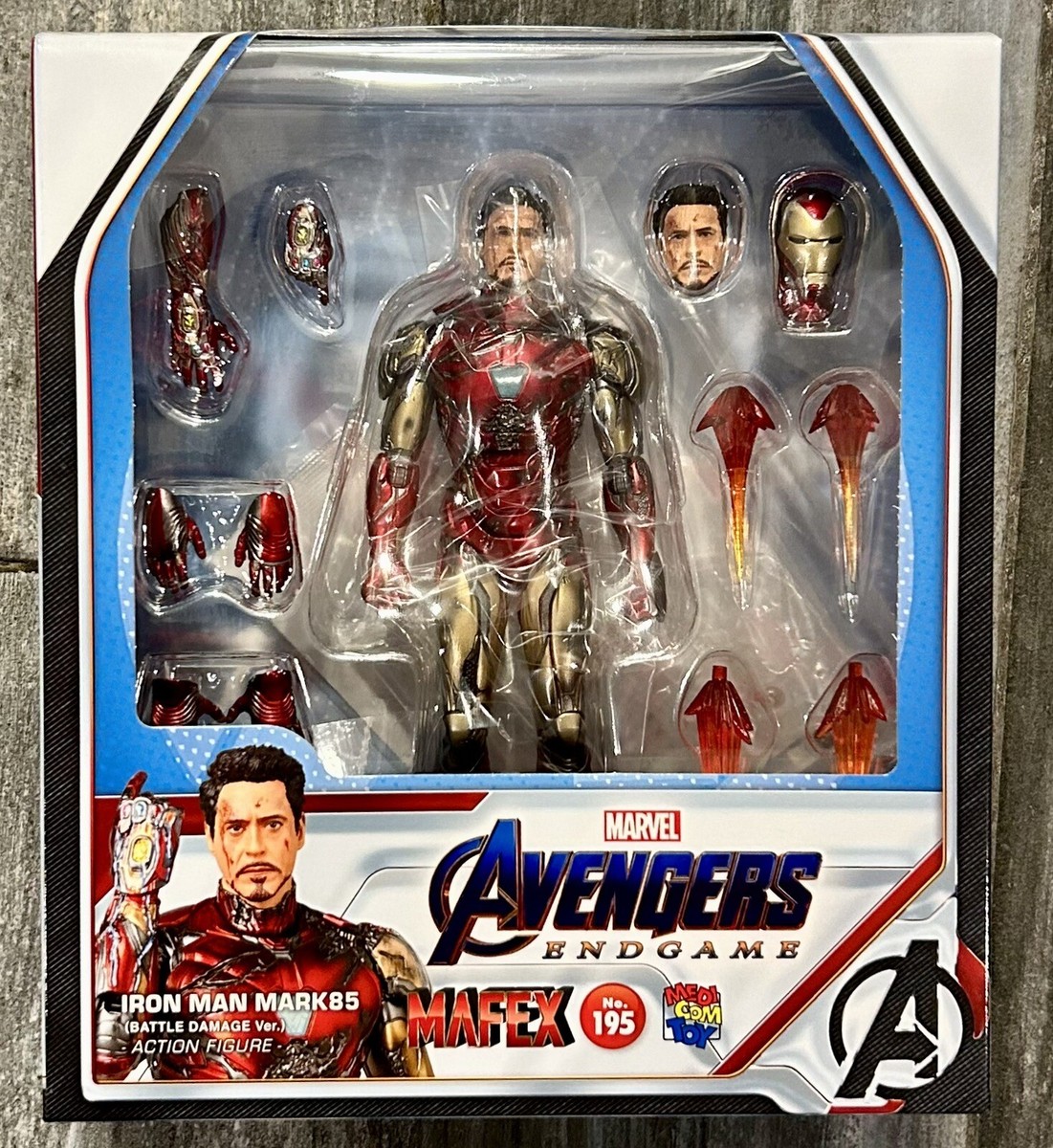 MEDICOM TOY MAFEX No.195 MAFEX IRON MAN MARK 85 BATTLE DAMAGE