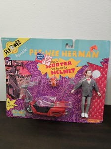 Pee-wee Herman フィギュアとスクーターセット 激レア ヴィンテージ