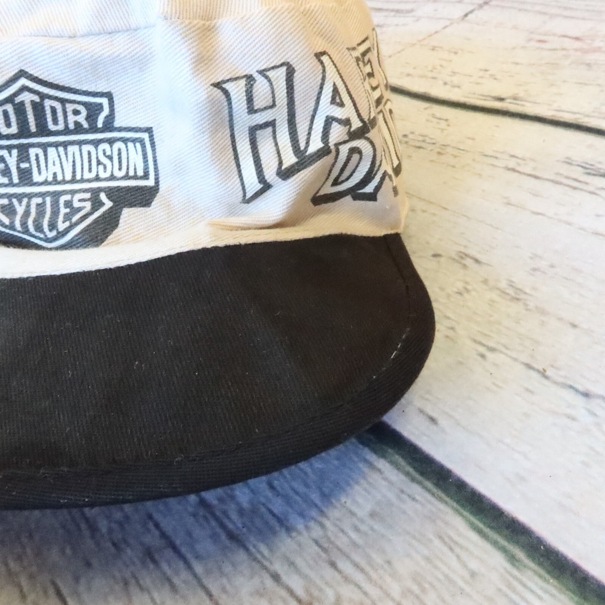 Vintage 90s Harley Davidson Motorcycles Pillbox Hat Cap | eBay