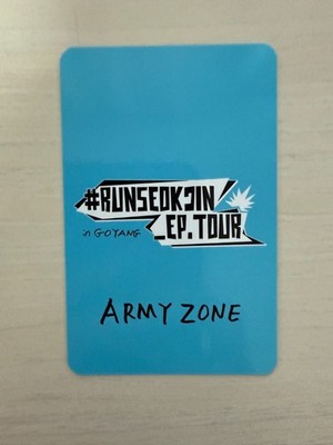 BTS Jin Run Seokjin EP Tour Goyang Merch OFFICIAL TOUR MERCH MD +