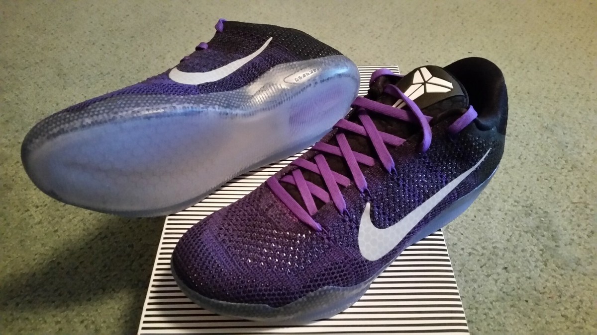 Nike Kobe 11 XI Elite Low Purple/Black/Gold EULOGY/MAMBA DAY