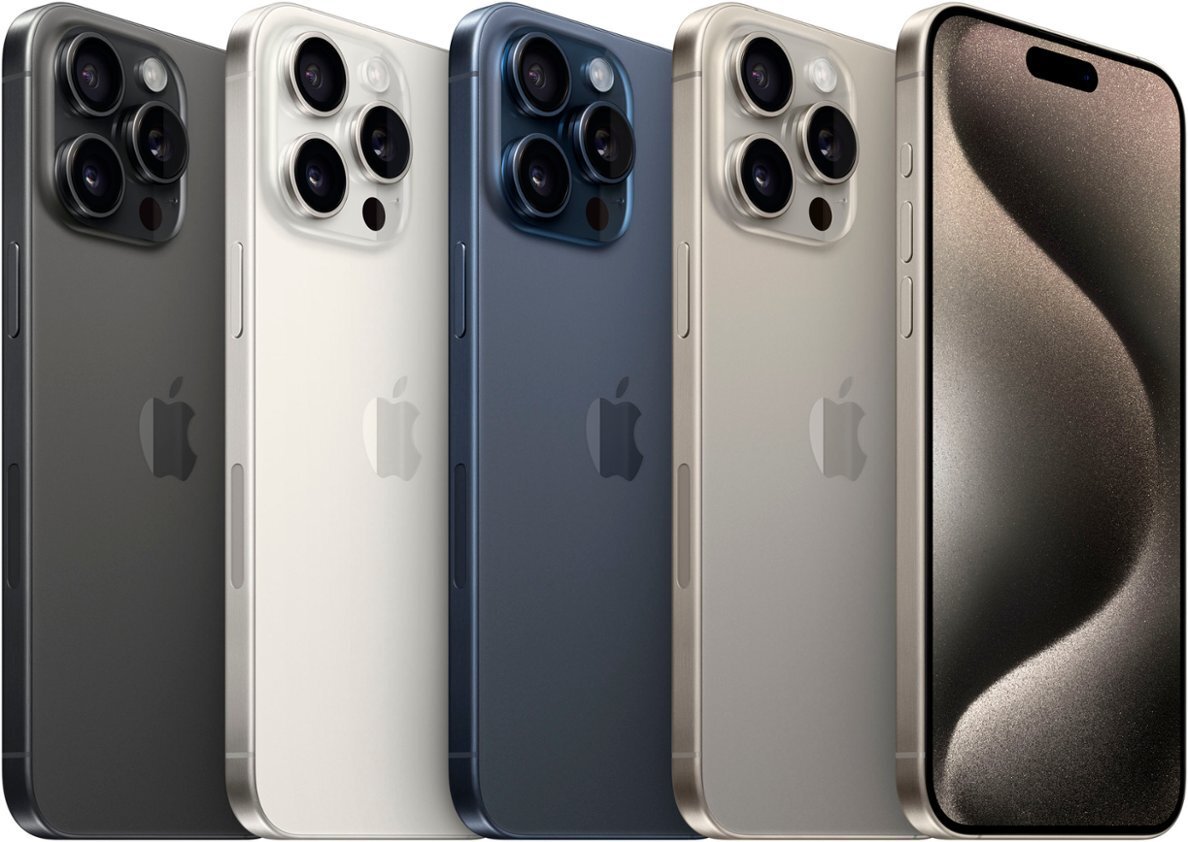 Apple iPhone 15 Pro Max 256GB 512GB 1TB (Unlocked) Black Blue