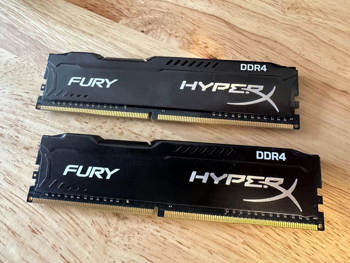 Kingston HyperX Fury 8GB (2x4GB) DDR4 2400Mhz RAM HX424C15FBK2/8