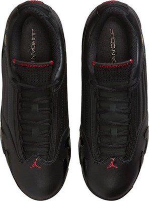 Air Jordan 14 G Golf Shoes Last Shot Black Varsity Red Men's