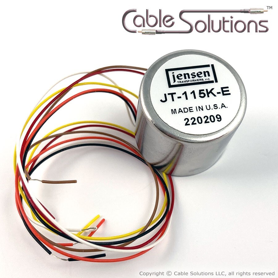 Microphone Input Transformer, 1:10 Step-up, Jensen Transformers JT