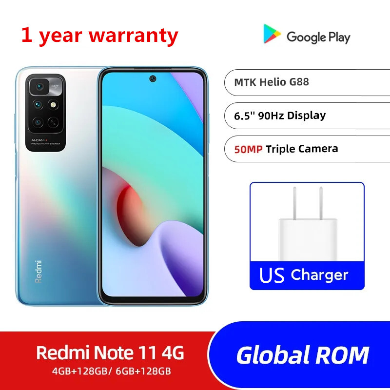 Xiaomi Redmi Note 11 128GB 4/6GB Global Android Unlocked