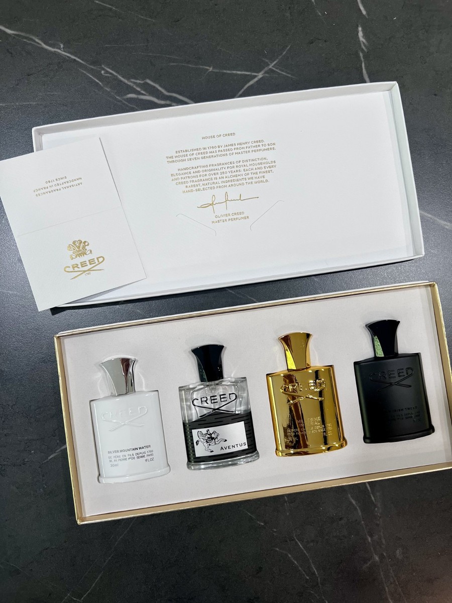 Creed 4 Pieces Gift Set for Men 1 oz Each New & Sealed Aventus