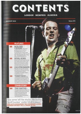 MOJO THE SMITHS 273 AUGUST 2016 モリッシー