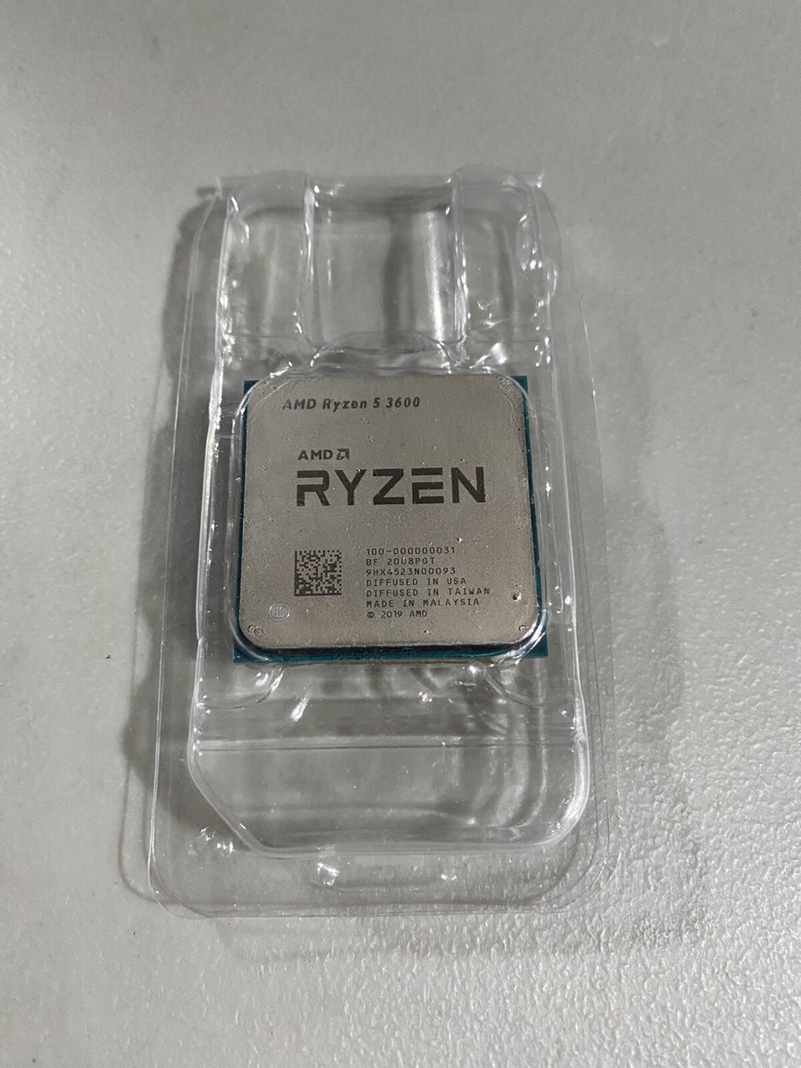 10 PCs For AMD Ryzen 7 5 3 CPU Packaging Case Clam Shell