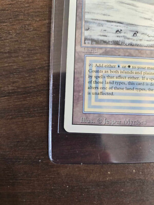 MTG Tundra Revised Magic: The Gathering Authentic Rare Dual Land