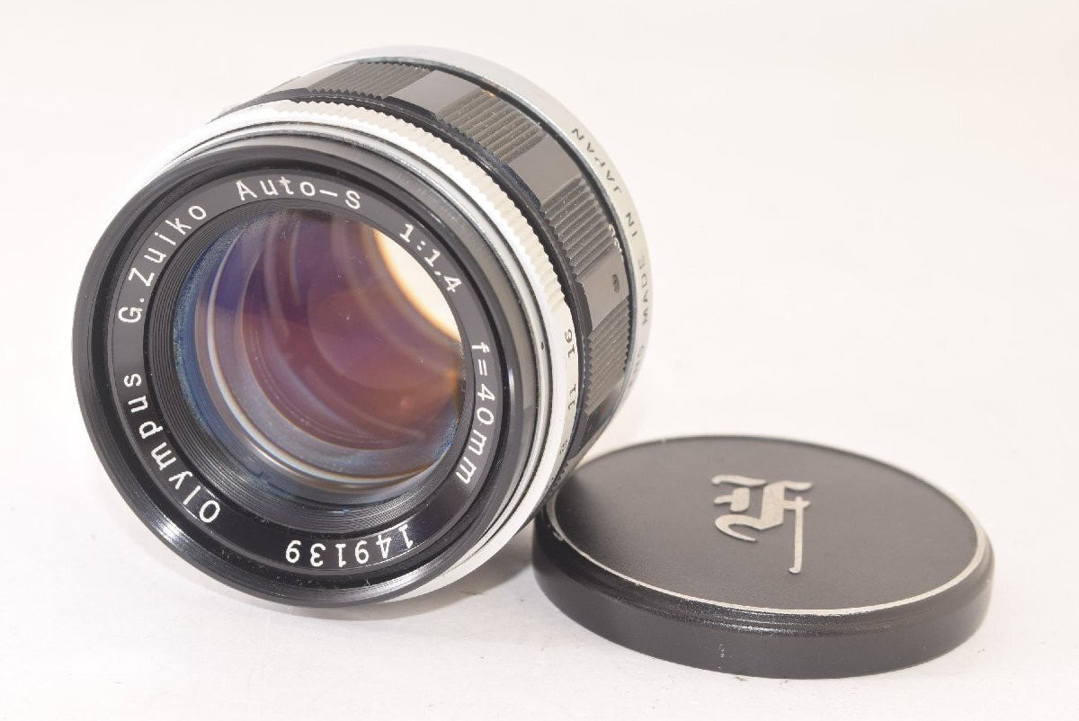 OLYMPUS G.Zuiko Auto-S 40mm f/1.4 Lens Classic Manual Focus Prime