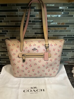 レア COACH ツイード スパンコール フラワー ワンショルダー10070 レア