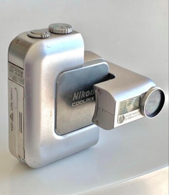 Nikon COOLPIX SQ Digital Compact Camera f/5.6 4x Square Silver