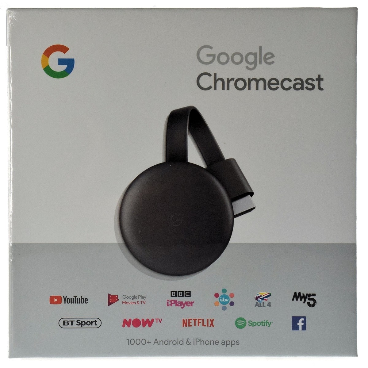 Google Chromecast 3 Digital HDMI Media Video Streamer 2018