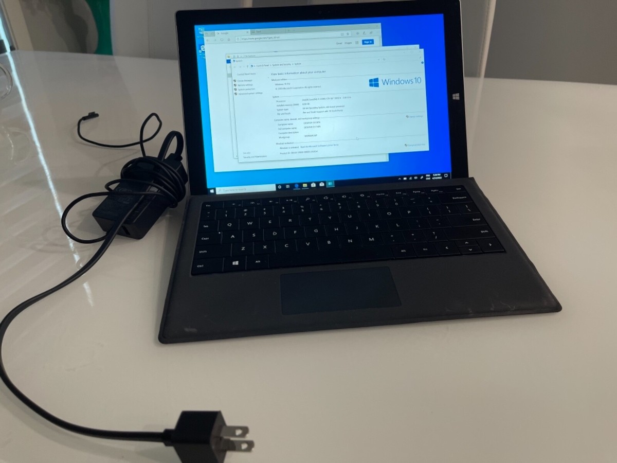 Microsoft Surface Pro 3 Model 1631 i5-4300U 256GB 8GB Ram Windows