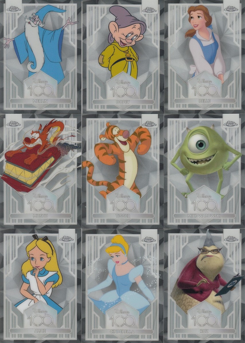 2023 Topps Chrome Disney 100 Years Base - Complete Your Set - Pick